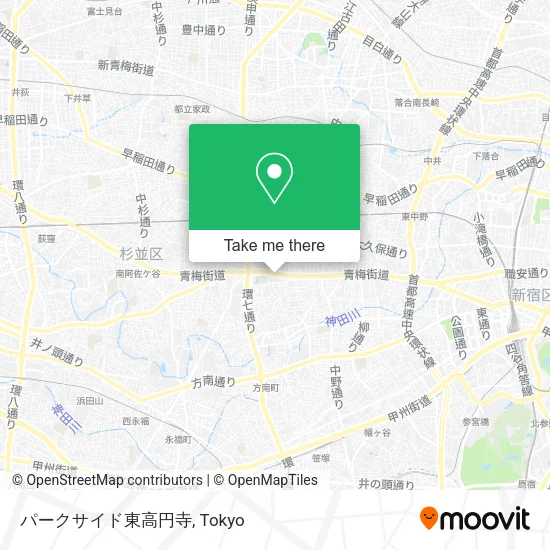 パークサイド東高円寺 map