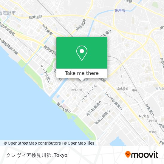 クレヴィア検見川浜 map