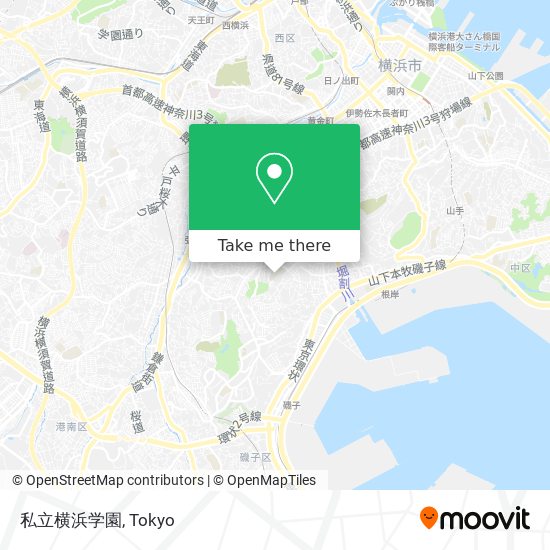 私立横浜学園 map