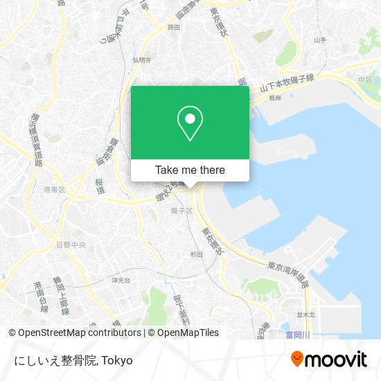 にしいえ整骨院 map