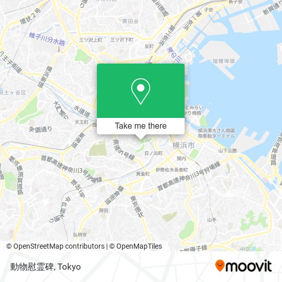動物慰霊碑 map