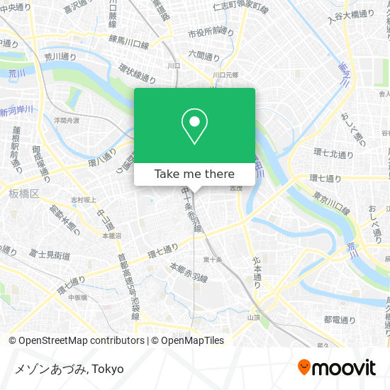 メゾンあづみ map