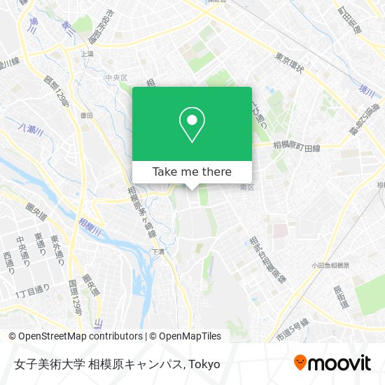 女子美術大学 相模原キャンパス map