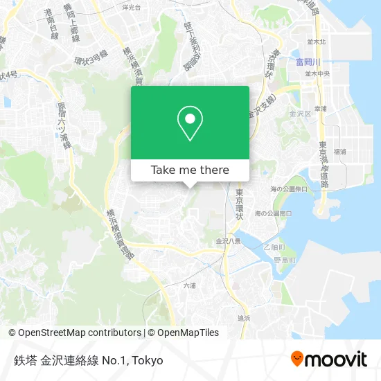 Transmission Tower Kanazawa Connecting Line No. 1 map