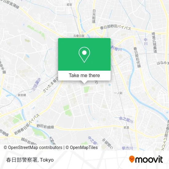 春日部警察署 map