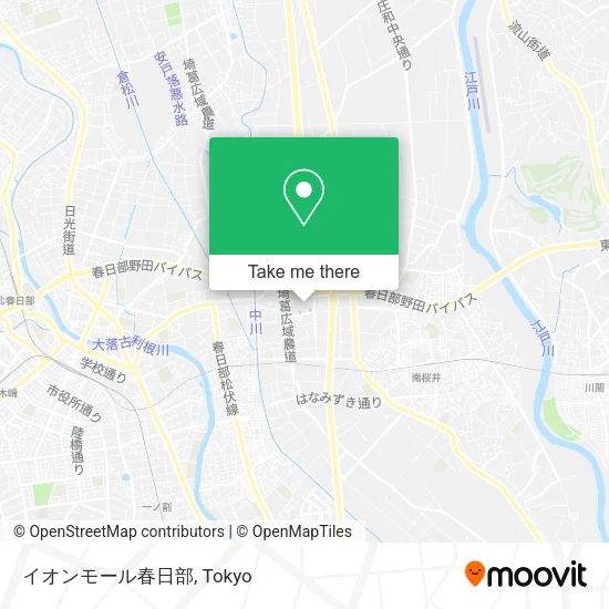 イオンモール春日部 map