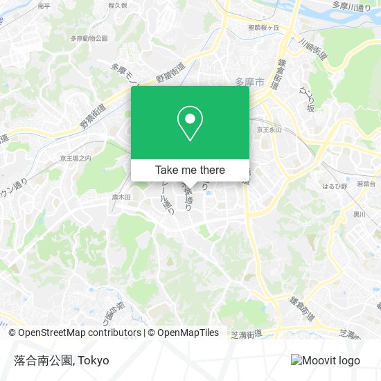 落合南公園 map