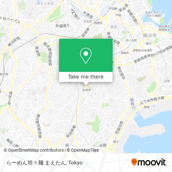 らーめん坦々麺 まえたん map