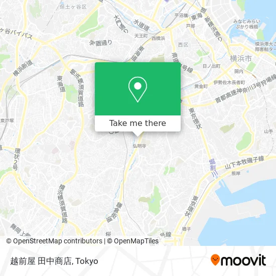 Echizenya Tanaka Store map