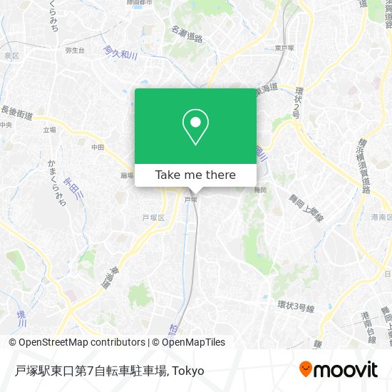 戸塚駅東口第7自転車駐車場 map