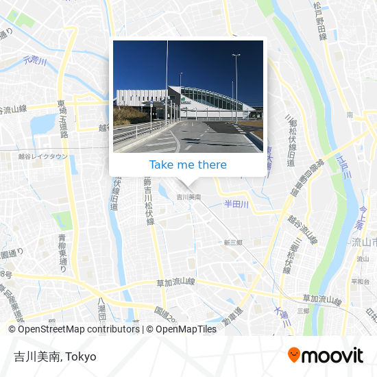 지하철 또는 버스 으로 Tokyo 에서 吉川美南 으로 가는법