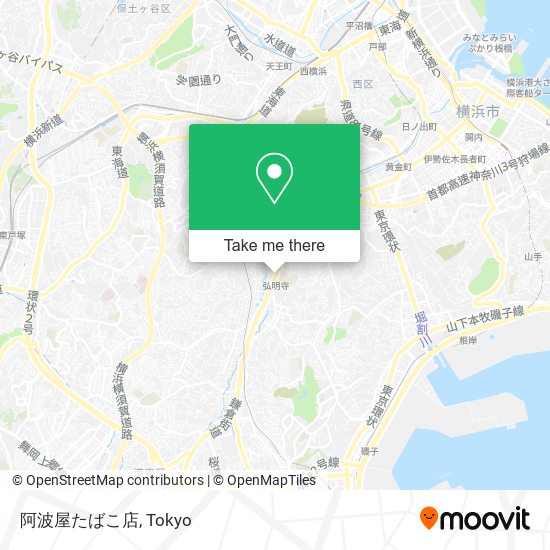 阿波屋たばこ店 map