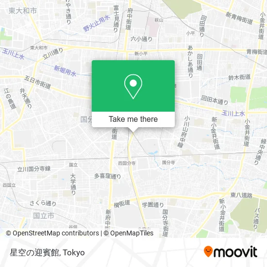 星空の迎賓館 map
