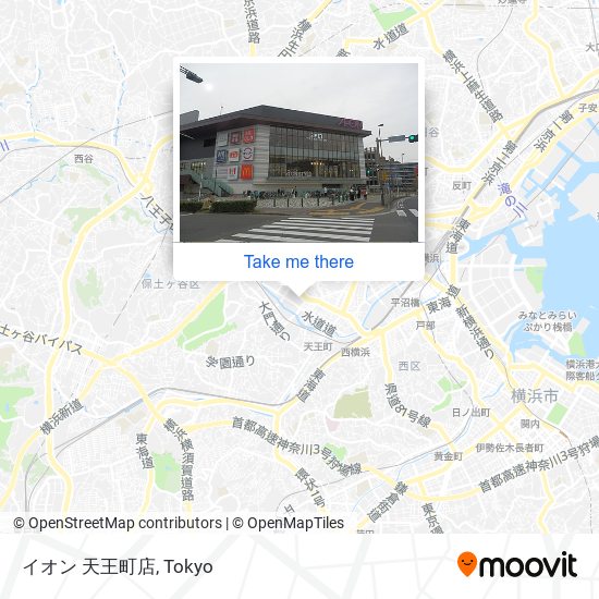 イオン 天王町店 map