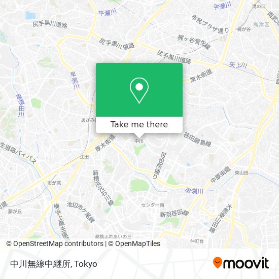 中川無線中継所 map
