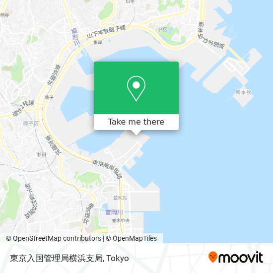 東京入国管理局横浜支局 map