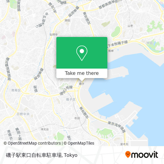 磯子駅東口自転車駐車場 map