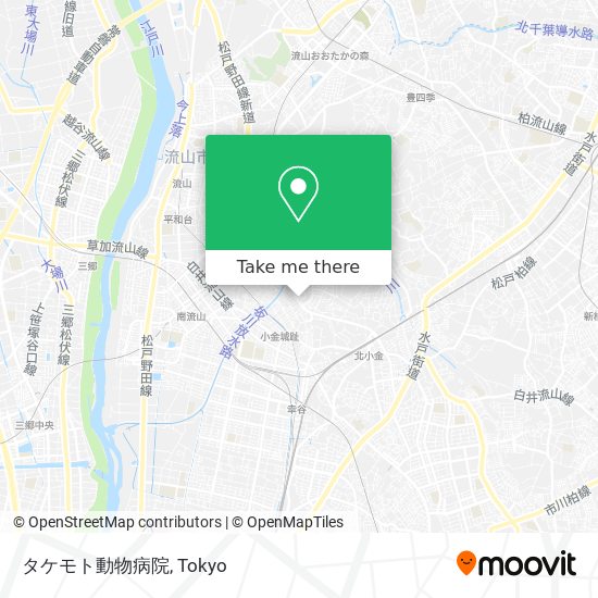 タケモト動物病院 map