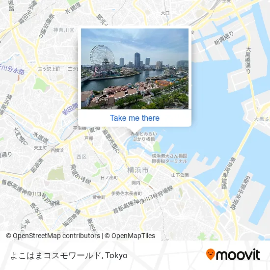 よこはまコスモワールド map
