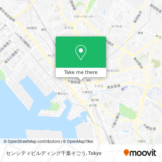 センシティビルディング千葉そごう map