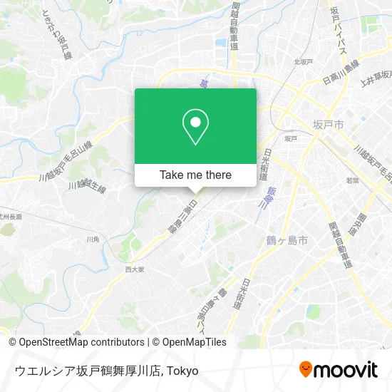 ウエルシア坂戸鶴舞厚川店 map