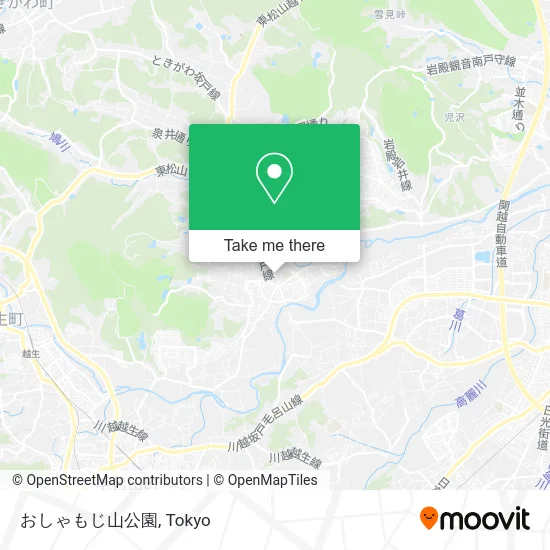 おしゃもじ山公園 map