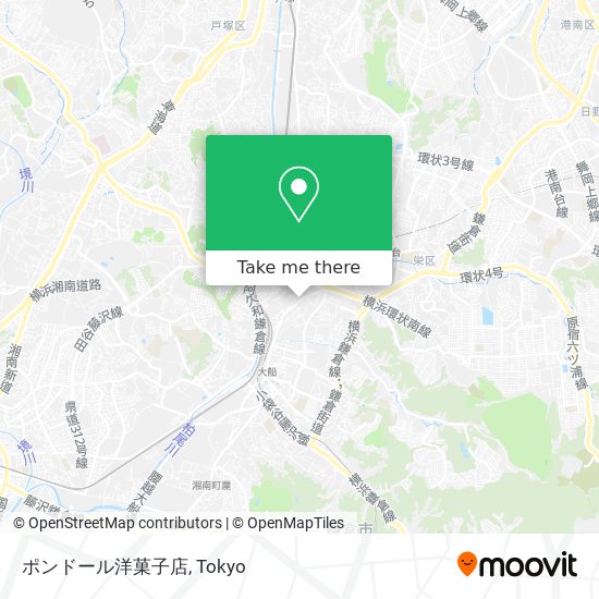 ポンドール洋菓子店 map