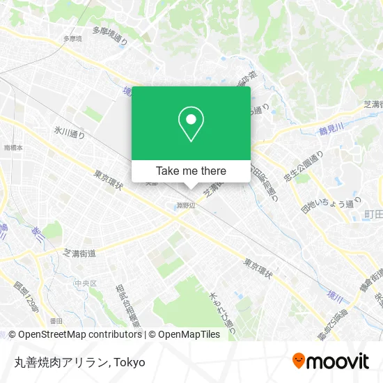 Maruzen Yakiniku Ariran map