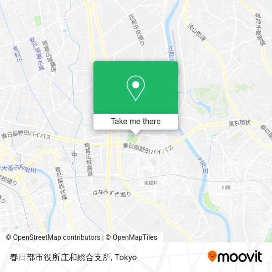 春日部市役所庄和総合支所 map
