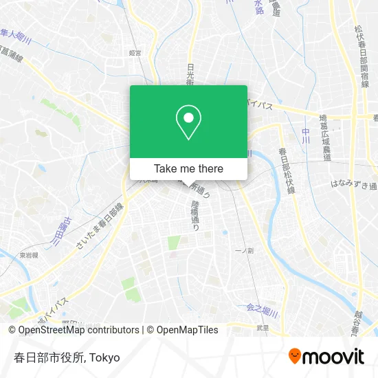 Kasukabe City Hall map