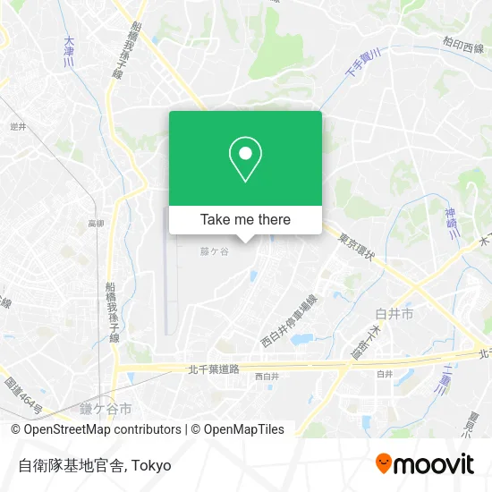 自衛隊基地官舎 map