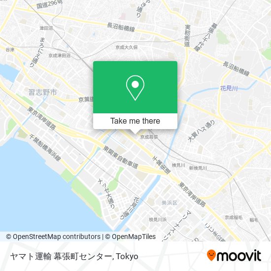 ヤマト運輸 幕張町センター map