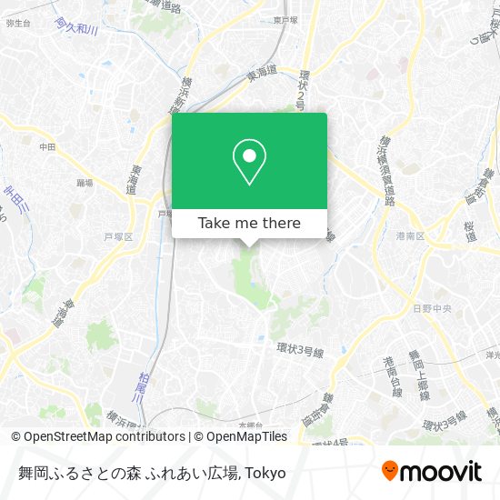 舞岡ふるさとの森 ふれあい広場 map