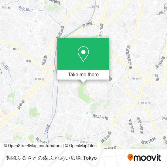 舞岡ふるさとの森 ふれあい広場 map
