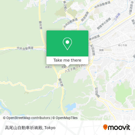 高尾山自動車祈祷殿 map