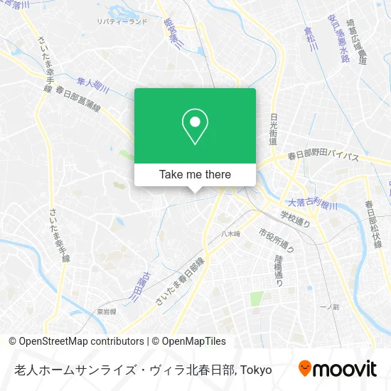 老人ホームサンライズ・ヴィラ北春日部 map