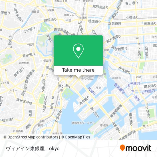 ヴィアイン東銀座 map