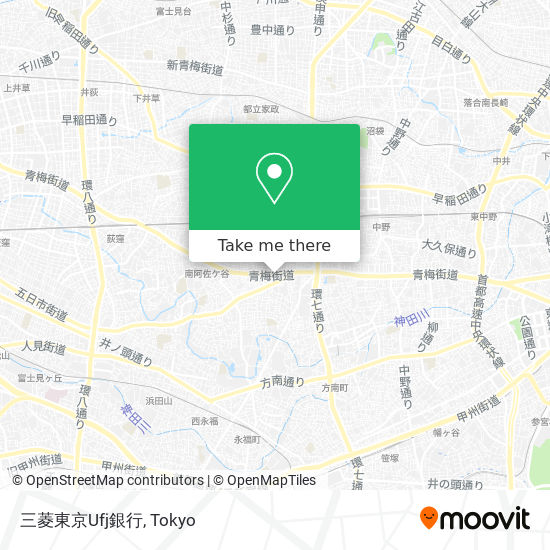 三菱東京Ufj銀行 map