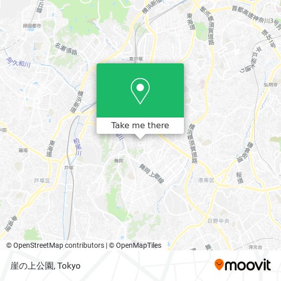崖の上公園 map