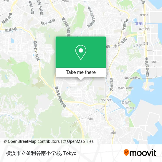 横浜市立釜利谷南小学校 map