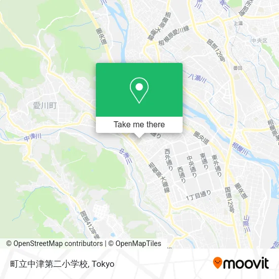 町立中津第二小学校 map