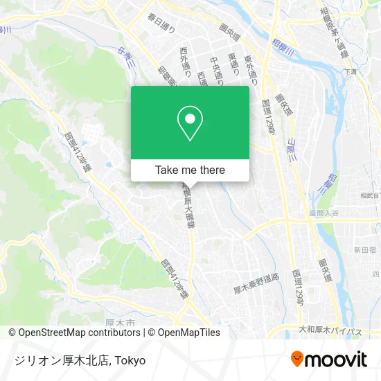 ジリオン厚木北店 map