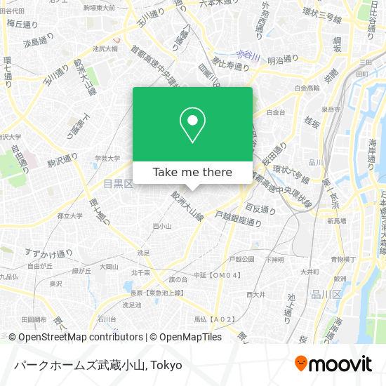 パークホームズ武蔵小山 map