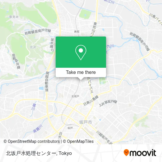 北坂戸水処理センター map