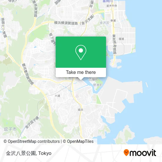 金沢八景公園 map