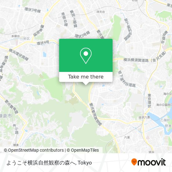 ようこそ横浜自然観察の森へ map