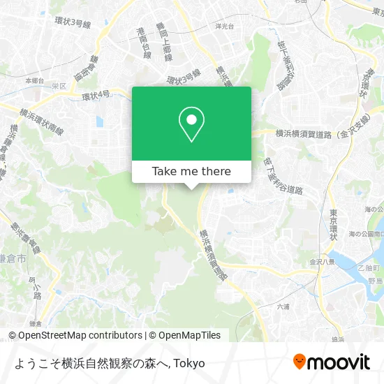 Welcome to Yokohama Nature Observation Forest map