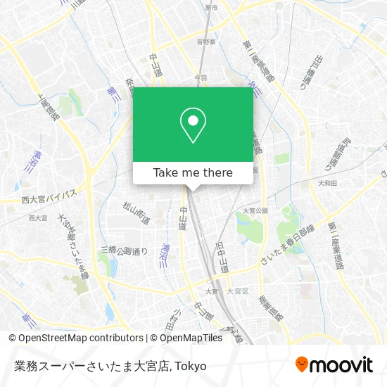 Business Supermarket Saitama Omiya Store map