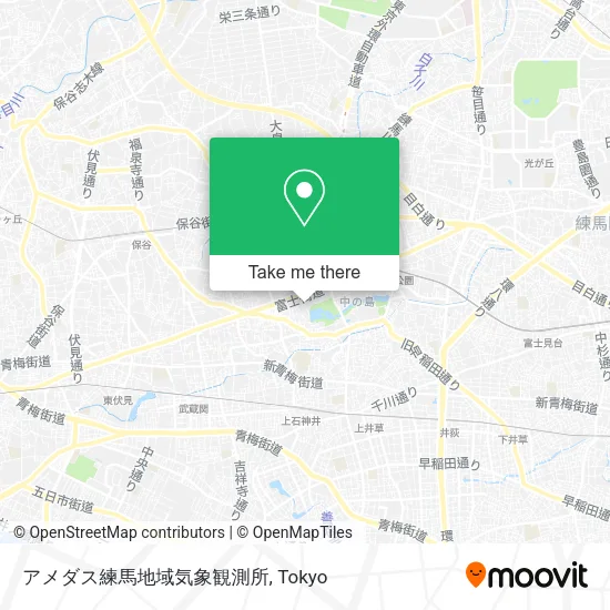 アメダス練馬地域気象観測所 map