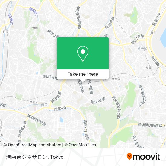 港南台シネサロン map